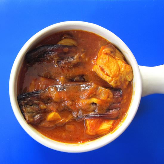 Chicken and Eggplant Stew - Recipe photo by Cooking and Cooking