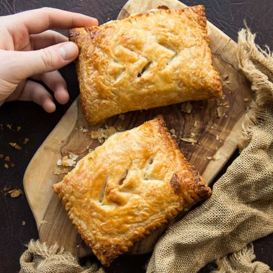Potato, Cheese and Onion Pasties - Recipe photo by dontgobaconmyheart