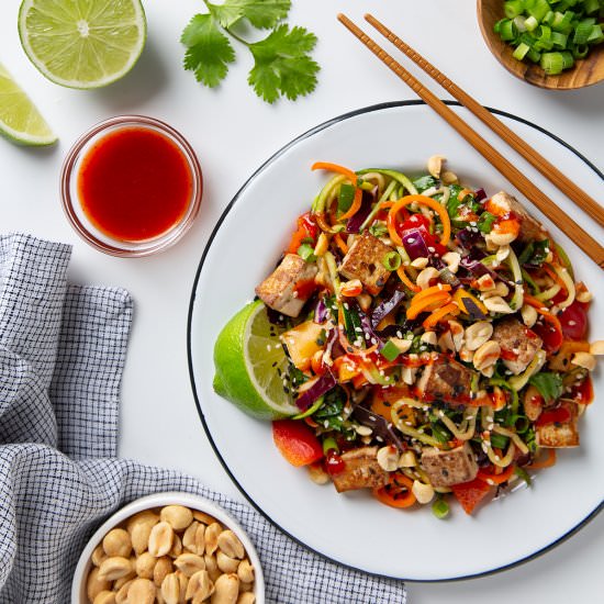Rainbow Vegetable Pad Thai - Recipe photo by PicklesNHoney