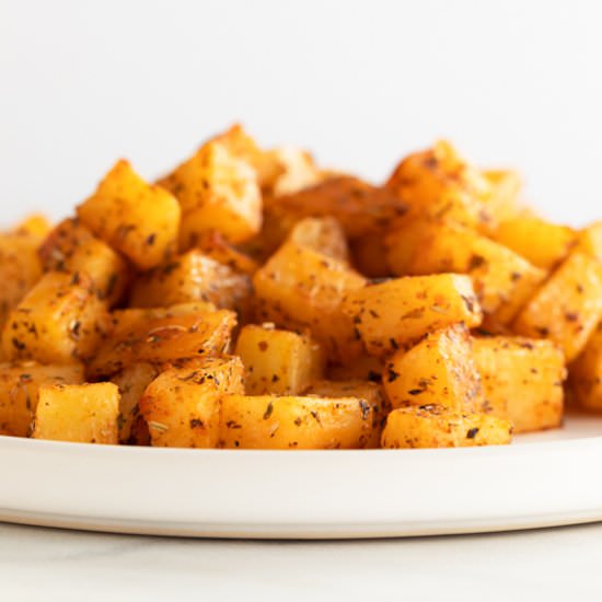 Breakfast Potatoes - Recipe photo by simple vegan blog