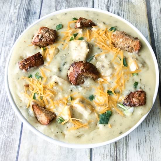 Creamy Potato & Chicken Soup - Recipe photo by Heartatworkrecipes