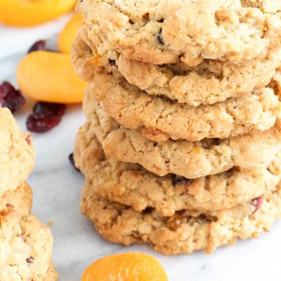 Cranberry Apricot Oatmeal Cookies - Recipe photo by Barbara Curry