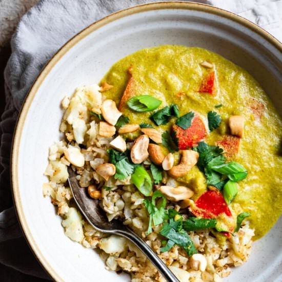 Instant Pot Tahini Cashew Curry - Recipe photo by foodfaithfitness