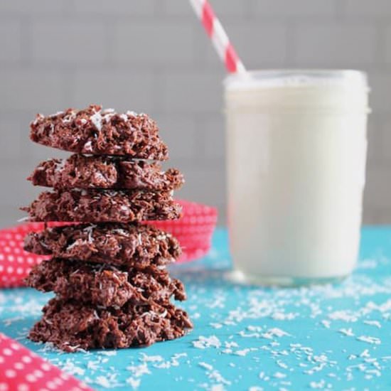 Easy Chocolate Coconut Haystacks - Recipe photo by Healy Eats Real