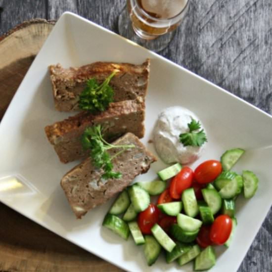 Pilsner Beer Chicken Meatloaf - Recipe photo by chewsandbrews