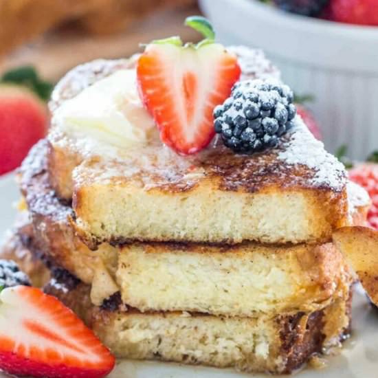 Brioche French Toast - Recipe photo by peasandpeonies