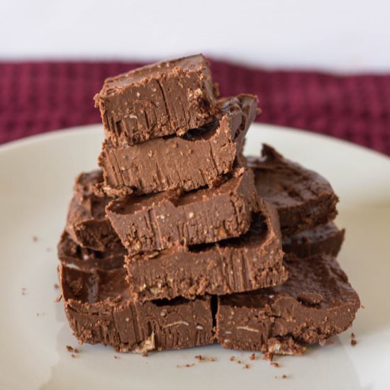 Dairy Free Coconut Fudge - Recipe photo by littlebitrecipes