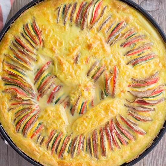 Ratatouille Frittata - Recipe photo by thefoodieeats