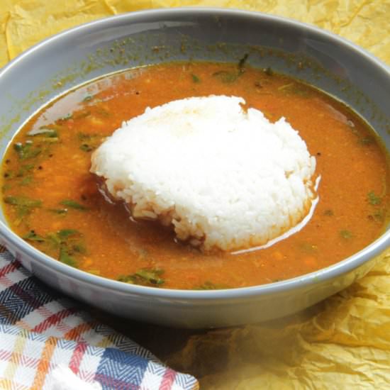 Carrot Rasam soup - Recipe photo by amomscookbook