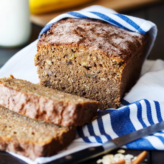 Healthier Banana Bread - Recipe photo by thepkpway