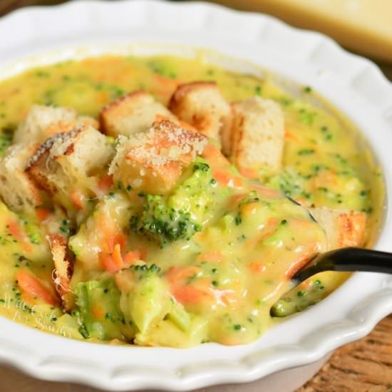Italian Broccoli Cheese Soup - Recipe photo by WillCookForSmiles