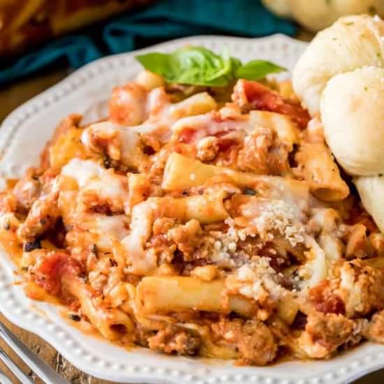 Baked Ziti - Recipe photo by SugarSpunRun