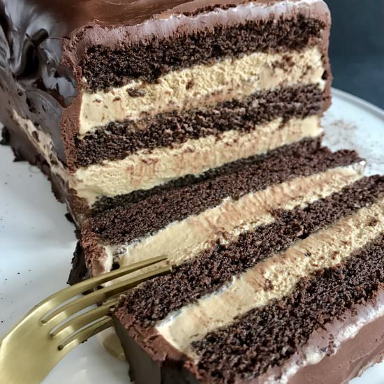 Mocha Ice Cream Cake - Recipe photo by mycasualpantry
