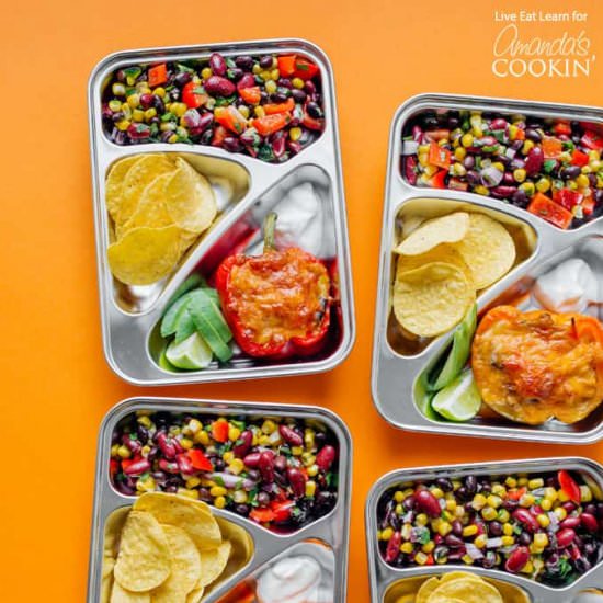 Stuffed Pepper Meal Prep - Recipe photo by amandascookin