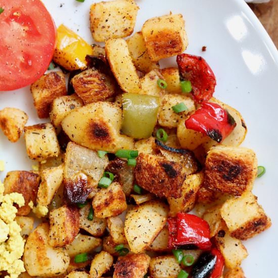 Home Fries (Breakfast Potatoes) - Recipe photo by Cheeky Chickpea