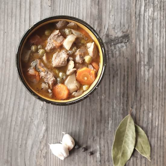Winter Veal Stew - Recipe photo by MasalaHerb