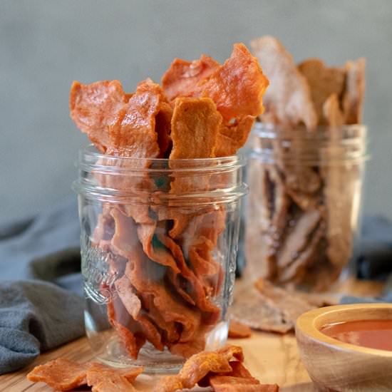 Seitan Jerky (Two New Flavors!) - Recipe photo by my quiet kitchen
