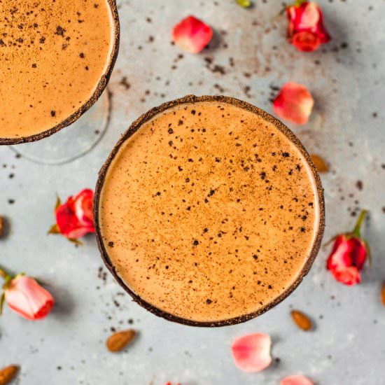 Chocolate Almond Martini - Recipe photo by eatlovenamaste