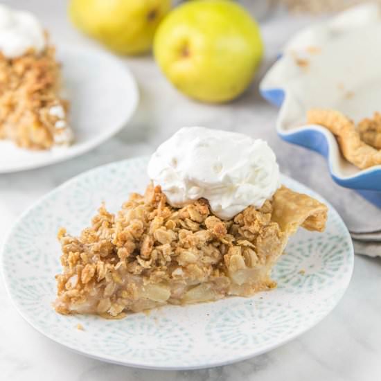 Caramel Pear Pie - Recipe photo by bunsenburnerbakery