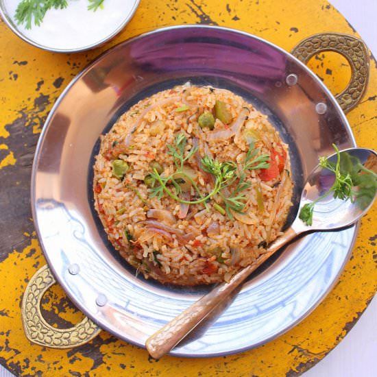 Tava Pulao - Recipe photo by rakshaskitchen