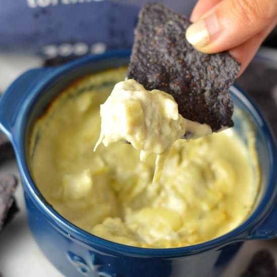 Monterey Jack Artichoke Dip - Recipe photo by atasteofmadness