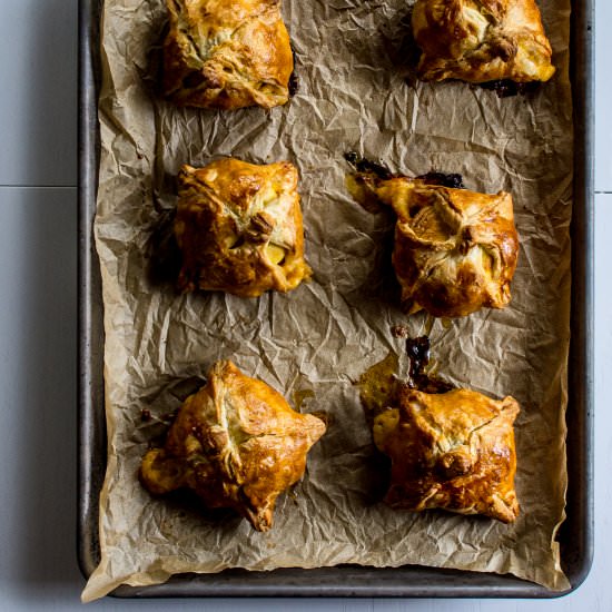 Sausage Egg Cheese Puff Sandwiches - Recipe photo by apleasantlittlekitchen