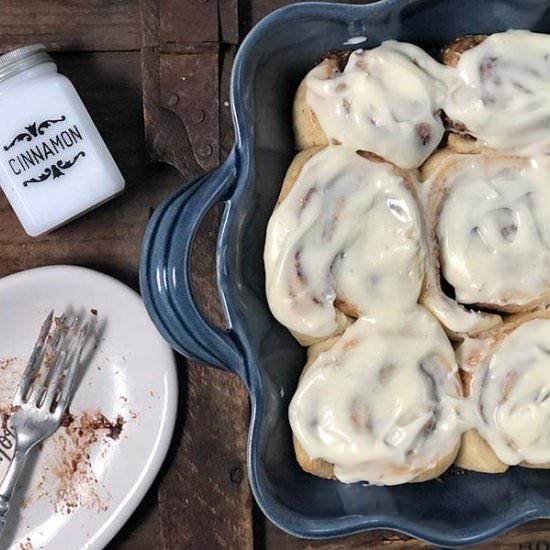 Maple Pecan Cinnamon Rolls - Recipe photo by thedoughtydoughnut
