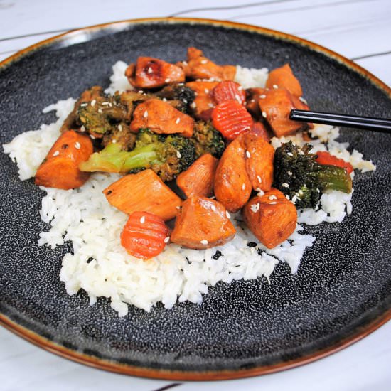 Easy Weeknight Teriyaki Chicken - Recipe photo by vittlesandvinos