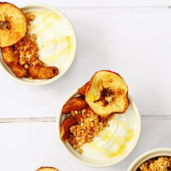 Apple and Cinnamon Quark Breakfast - Recipe photo by Searchingforspice