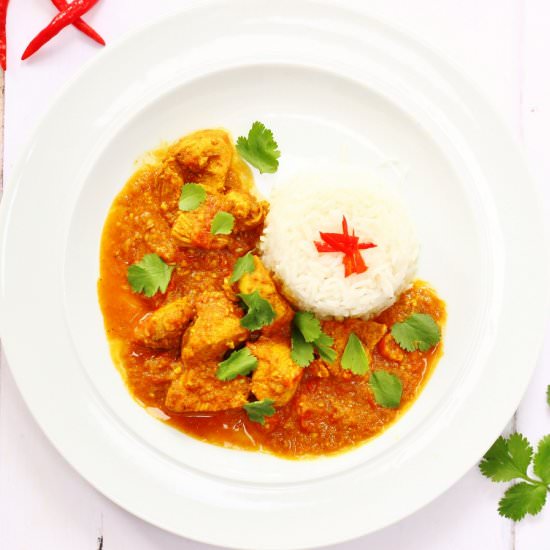 Burmese Chicken Curry - Recipe photo by Searchingforspice