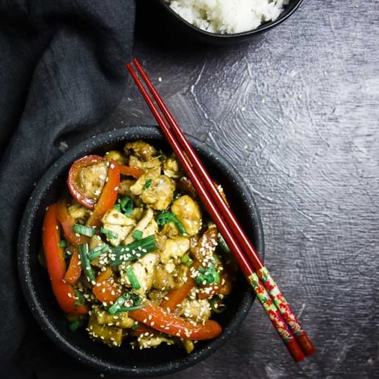 Low Carb Tangerine Chicken - Recipe photo by Went Here 8 This