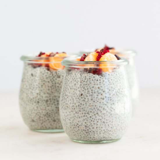 Chia Pudding - Recipe photo by simple vegan blog