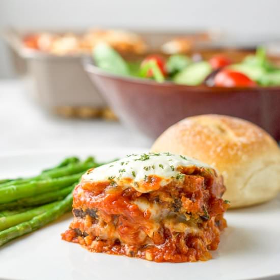 Baked Eggplant Parmesan - Recipe photo by Dishesdelish