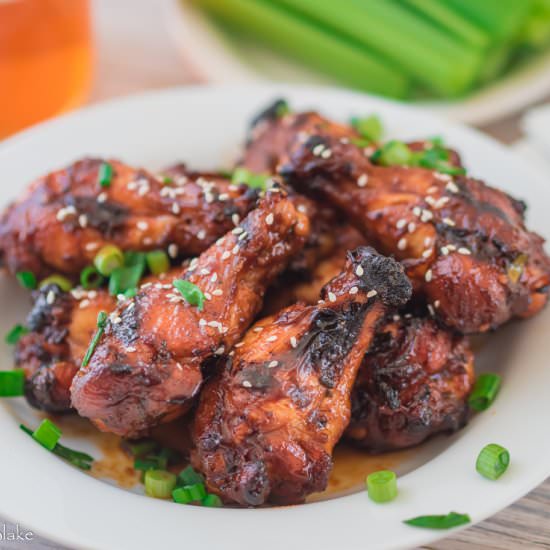 Garlic Sticky Wings - Recipe photo by Cookingintherockies