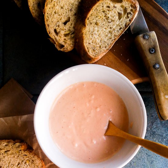 Vegan Russian Dressing - Recipe photo by The Cosmic Cookie Jar