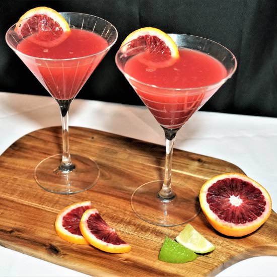 Blood Orange Martini - Recipe photo by simply sundays
