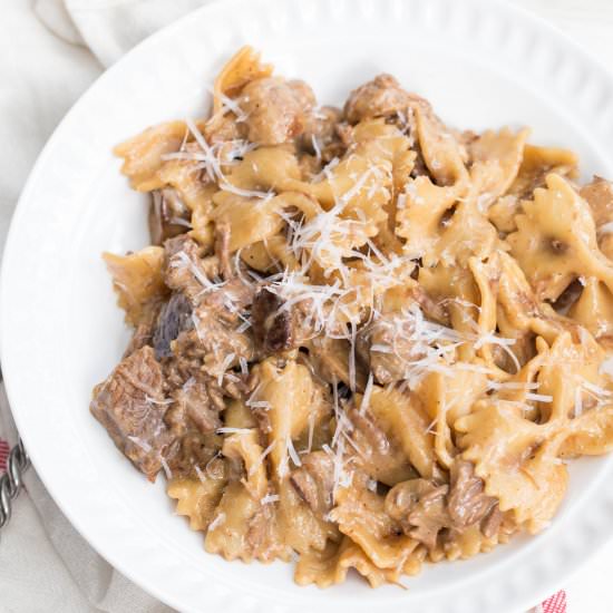 Beef Stroganoff Pasta - Recipe photo by momsdish