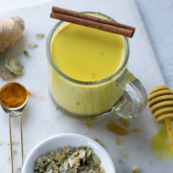 Hops Golden Milk - Recipe photo by LifesLittleSweets