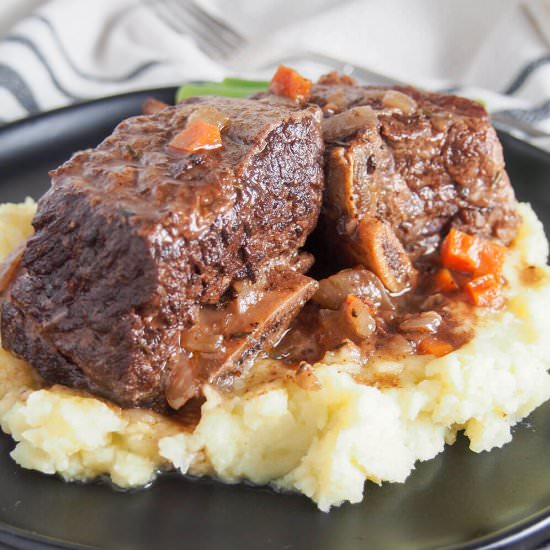 Slow cooker short ribs - Recipe photo by carolinescooking