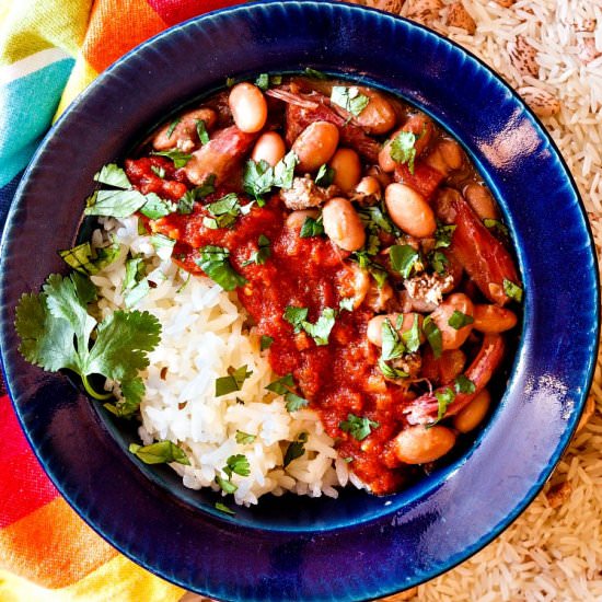 Instant Pot Cowboy Pinto Beans - Recipe photo by onlinepastrychef