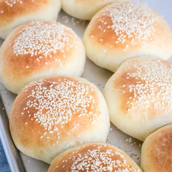 Homemade Hamburger Buns - Recipe photo by KyleeCooks