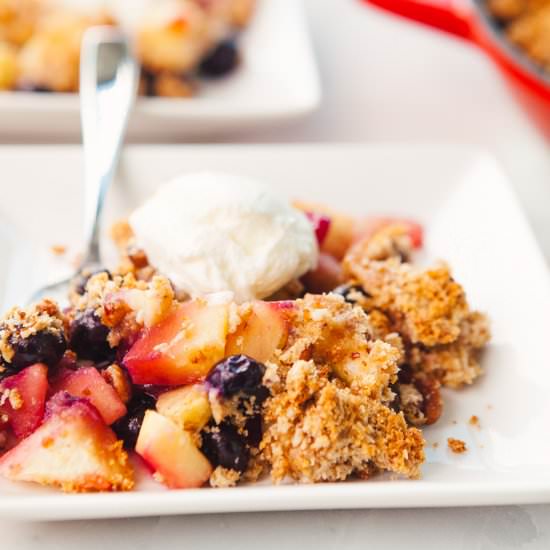 Protein Apple Blueberry Crisp - Recipe photo by amazingpaleo