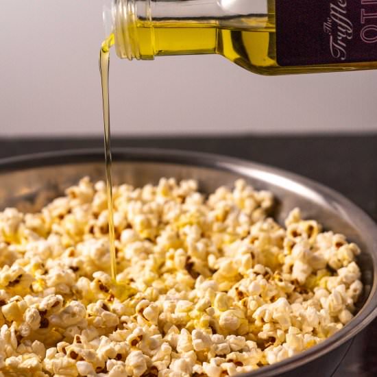 Rosemary Truffle Popcorn - Recipe photo by sipandspice