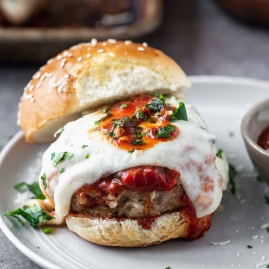 Turkey Meatball Burgers - Recipe photo by cookingforkeeps