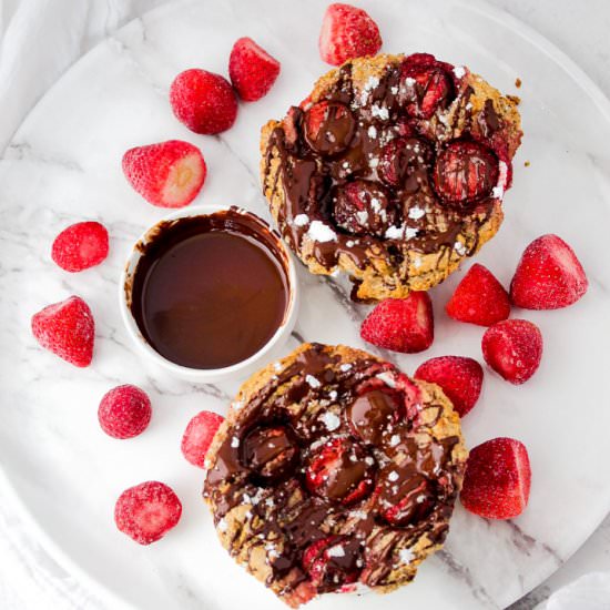 Strawberry Banana Baked Oatmeal - Recipe photo by DineLikeShay