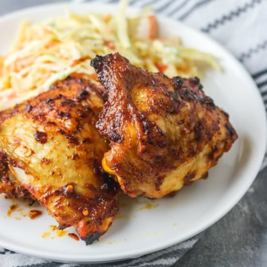 Baked Spicy Chicken Thigh - Recipe photo by My active kitchen