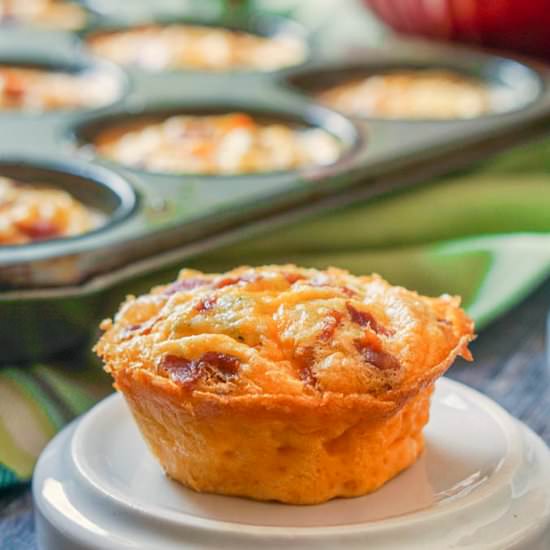 Buffalo Bacon Egg Muffins Low Carb - Recipe photo by MyLifeCookbook