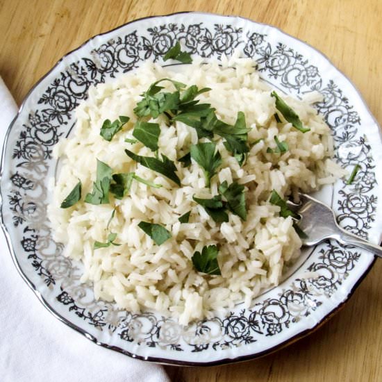 No Fail Rice Pilaf - Recipe photo by whiteflowerlane