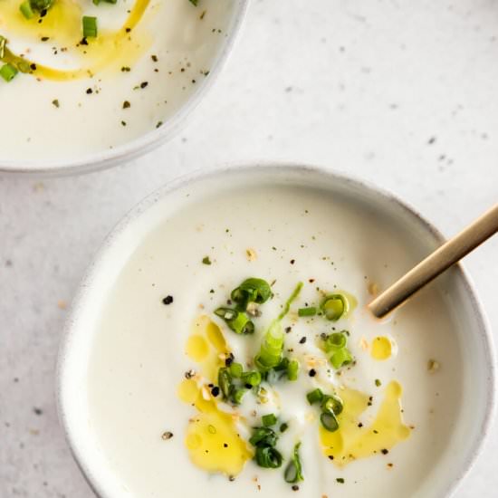 Creamy Cauliflower Soup - Recipe photo by realandvibrant