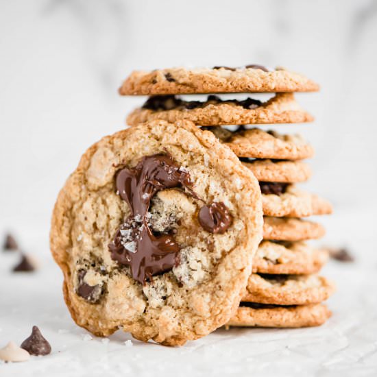 Oatmeal Chocolate Chip Cookies - Recipe photo by Beyond the Butter